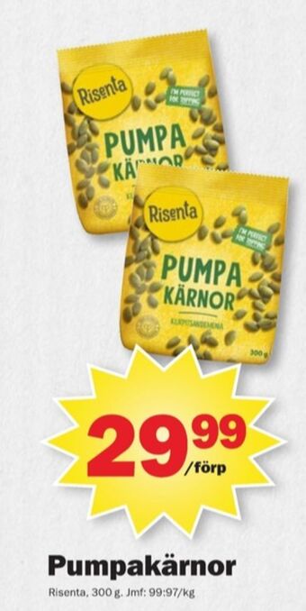 Risenta pumpakärnor