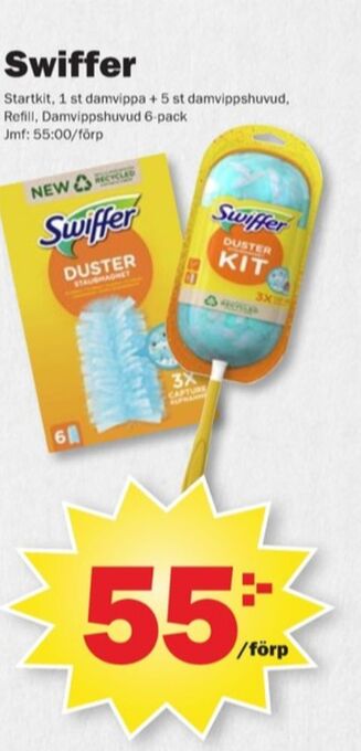 Pekås Swiffer dammvippa erbjuda