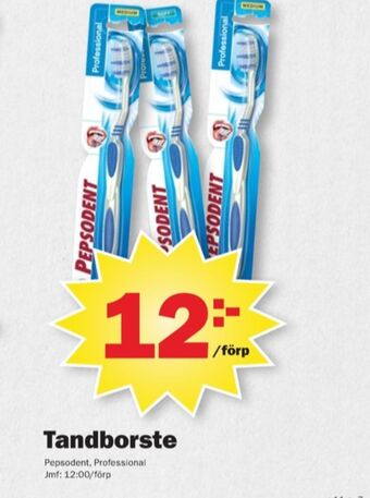 Pekås Pepsodent tandborste erbjuda