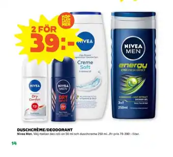 Nivea deodorant