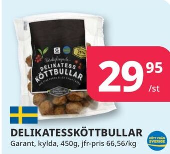 Tempo Garant köttbullar erbjuda