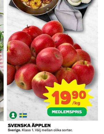 Coop Svenska äpplen erbjuda