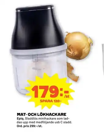 Mat- och lökhackare