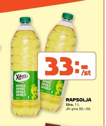 Stora Coop Rapsolja erbjuda