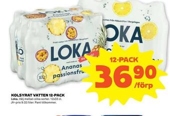 Stora Coop Kolsyrat vatten 12-pack erbjuda