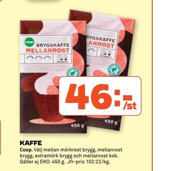 Stora Coop Kaffe erbjuda