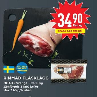 Willys Rimmad fläsklägg erbjuda
