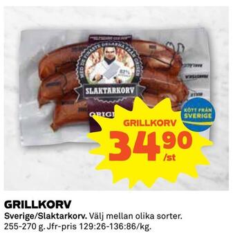 Coop Grillkorv erbjuda