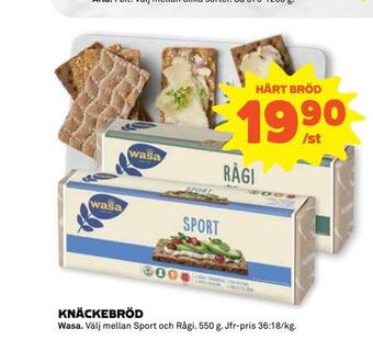 Stora Coop Knäckebröd erbjuda