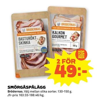 Stora Coop Smörgåspålägg erbjuda