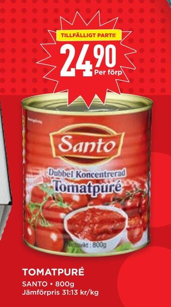 Willys Tomatpuré erbjuda