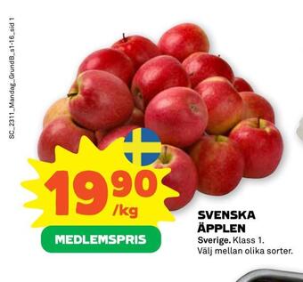 Stora Coop Svenska äpplen erbjuda