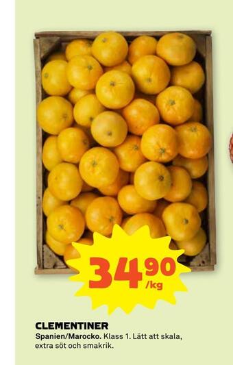 Stora Coop Clementiner erbjuda
