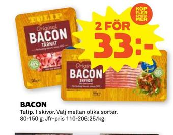 Stora Coop Bacon erbjuda