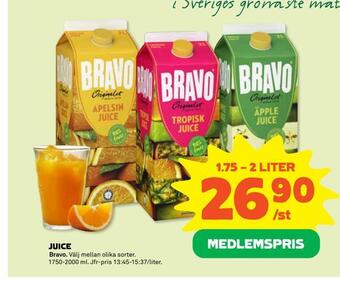 Coop Extra Juice erbjuda