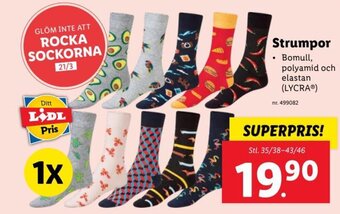 Lidl Strumpor erbjuda