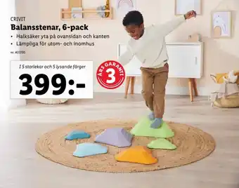 Lidl Balansstenar, 6-pak erbjuda