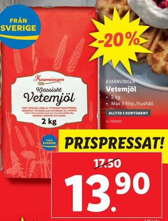 Lidl Vetemjöl erbjuda