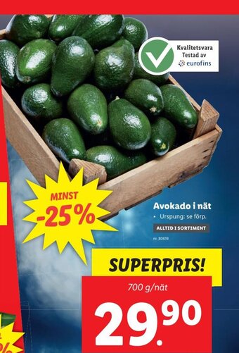 Lidl Avokado i Nät erbjuda