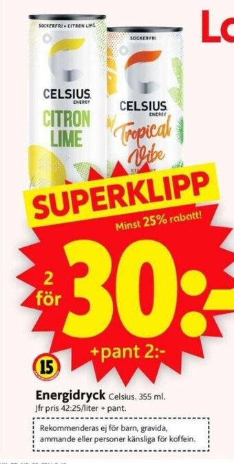ICA Supermarket Energidryck erbjuda
