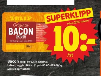 ICA Supermarket Bacon erbjuda