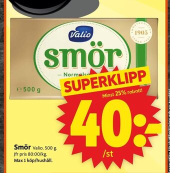 ICA Supermarket Smör erbjuda