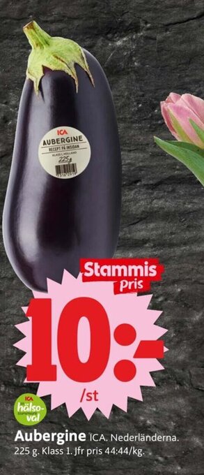 ICA Supermarket Aubergine erbjuda