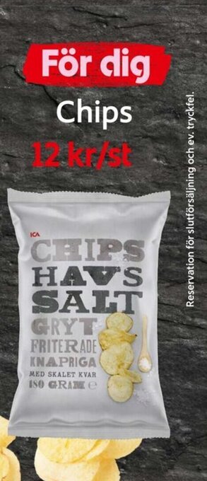 ICA Supermarket Chips erbjuda