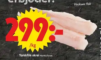 Torskfilé Skrei