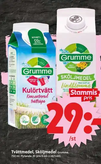 ICA Supermarket Tvättmedel, Sköljmedel erbjuda
