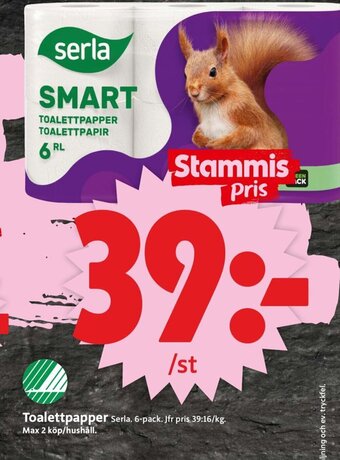 ICA Supermarket Toalettpapper erbjuda