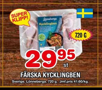 Nya Pulsen Färska kycklingben erbjuda