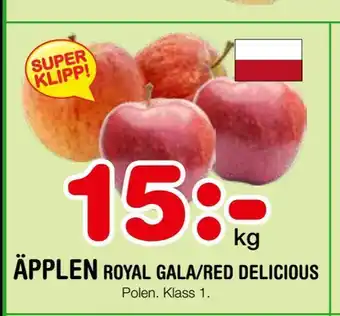 Nya Pulsen Äpplen royal gala/red delicious erbjuda