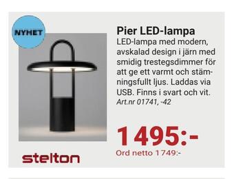 Erlandsons Brygga Pier led-lampa erbjuda