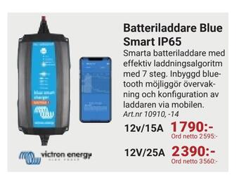 Erlandsons Brygga Batteriladdare blue smart ip65 erbjuda