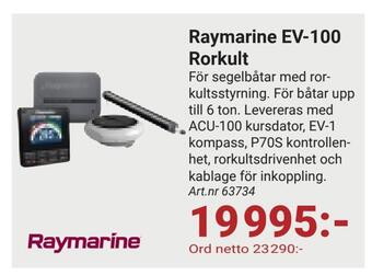 Erlandsons Brygga Raymarine ev-100 rorkult erbjuda