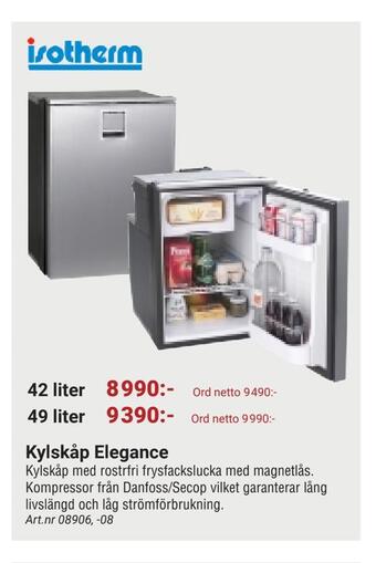 Erlandsons Brygga Kylskåp elegance erbjuda