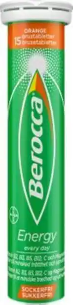 Berocca energy orange kosttillskott, brustabletter, 45 st