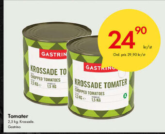 Snabbgross Tomater erbjuda
