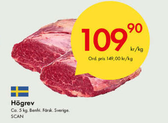 Snabbgross Högrev erbjuda