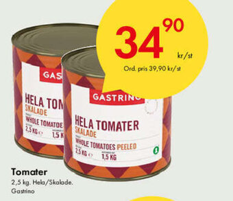 Snabbgross Tomater erbjuda