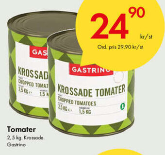Snabbgross Tomater erbjuda