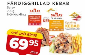 Matrix Butikerna Färdiggrillad Kebab erbjuda