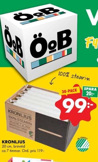 ÖoB Kronljus erbjuda