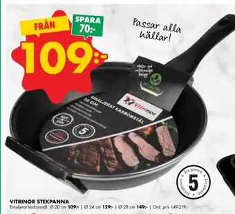 ÖoB Vitrinor Stekpanna erbjuda