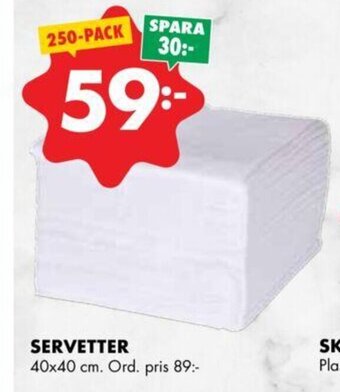 ÖoB Servetter erbjuda