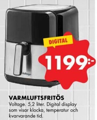 ÖoB Varmluftsfritös erbjuda