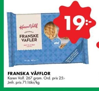 ÖoB Franska Våfflor erbjuda