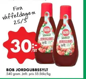 ÖoB Bob Jordgubbssylt erbjuda