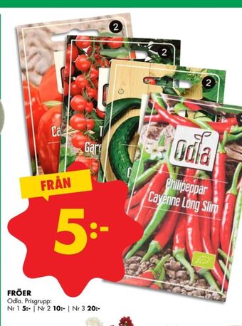ÖoB Odla fröpåsar erbjuda